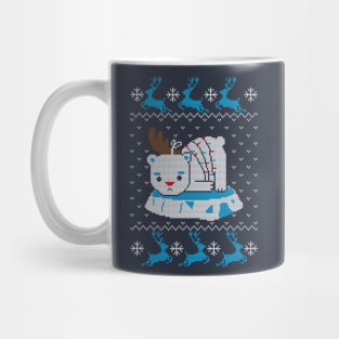 Sad Reindeer Bear Mug